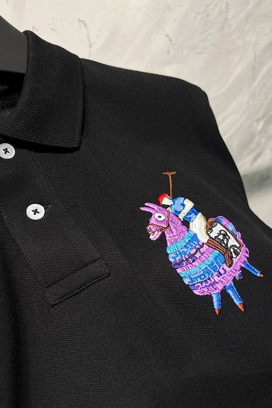 Поло чёрного цвета Polo Ralph Lauren x Fortnite