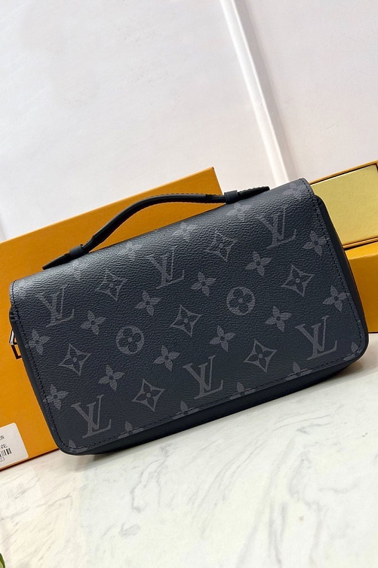 Кожаное портмоне Louis Vuitton Zippy XL premium 22x12x5 см