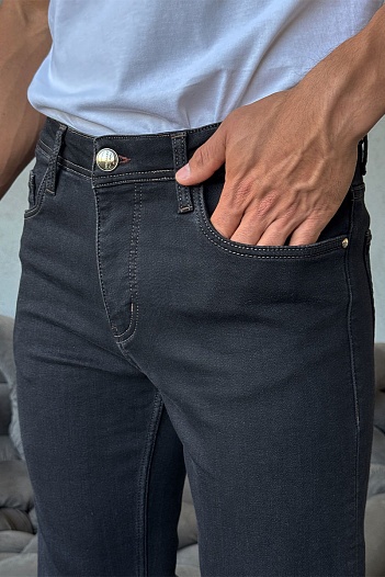 Мужские джинсы Burberry чёрного цвета   