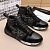 Комбинированные кроссовки с мехом Premiata high-top - Black