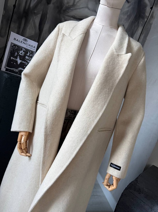 Женское шерстяное пальто Balenciaga premium