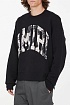 Чёрный мужской свитшот Amiri collegiate-logo