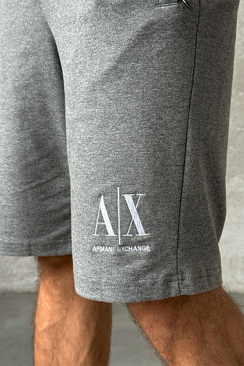 Мужские серые шорты Armani Exchange   