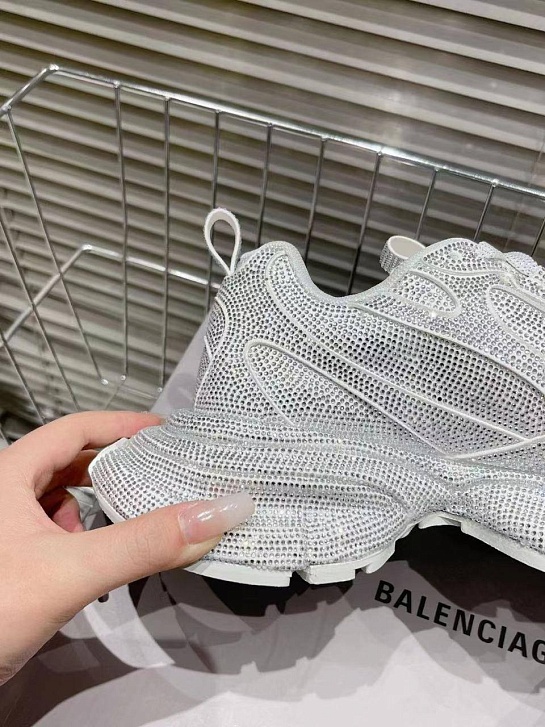 Женские кроссовки Balenciaga 3XL Rhinestones premium