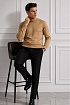 Мужская бежевая водолазка Maglione