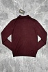 Поло с длинным рукавом Zilli zip-up - Burgundy