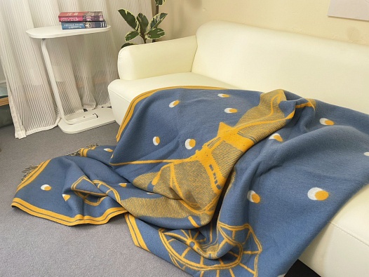 Плед Hermes Cheval Cabriolet premium 145x185 см   