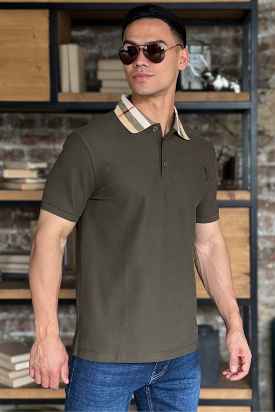 Мужское поло Burberry Premium - Green