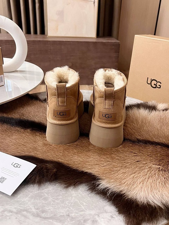 Женские ботинки UGG Classic Ultra Mini Platform - Chestnut