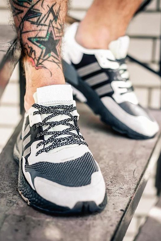 Кроссовки Adidas Nite Jogger - Black / Grey