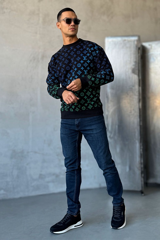 Мужской свитшот Louis Vuitton Gradient Monogram