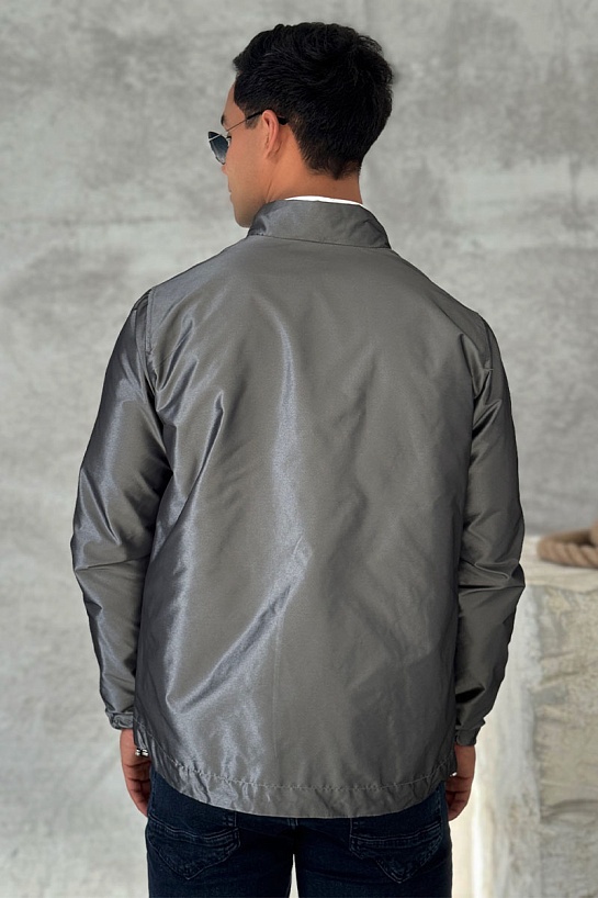 Двусторонняя ветровка Loro Piana - Grey / Black