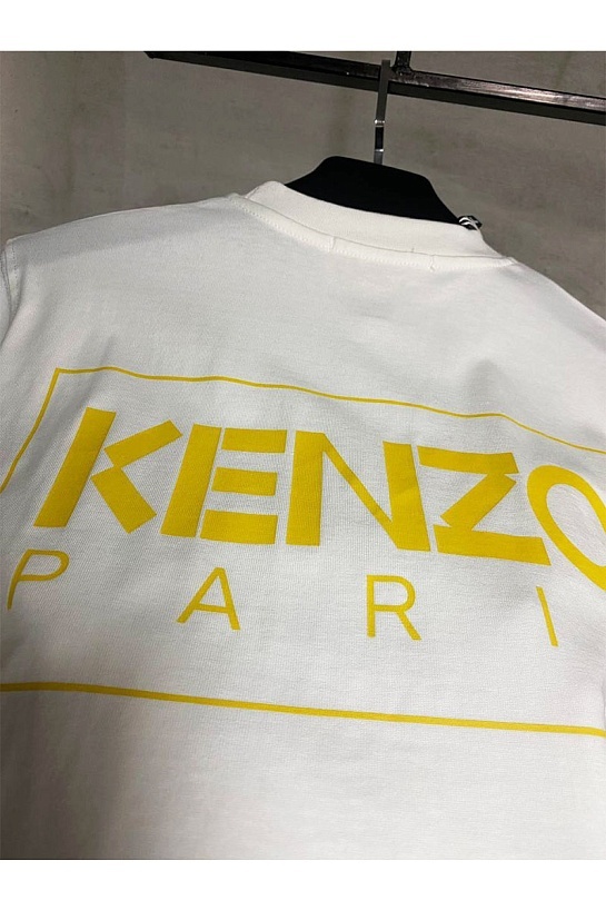 Футболка белого цвета Kenzo Pop Bouquet