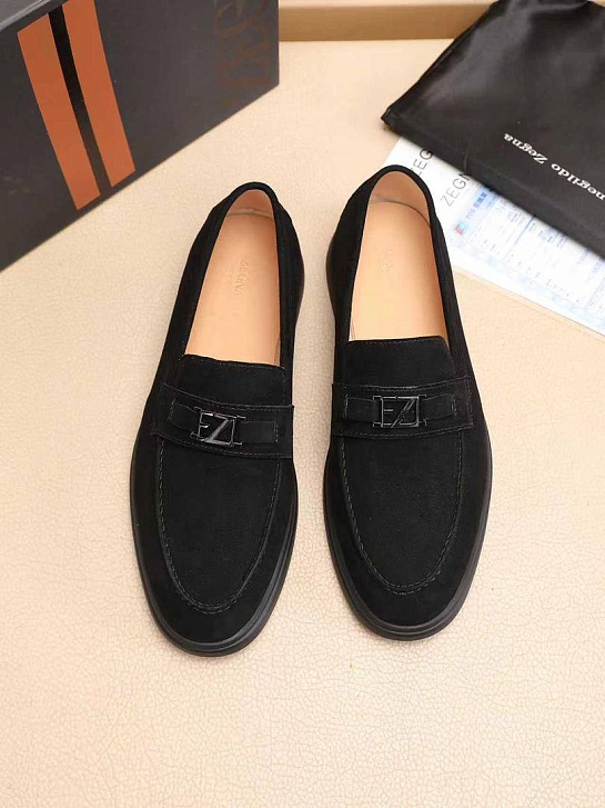 Мужские замшевые лоферы Ermenegildo Zegna