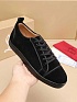 Замшевые кроссовки Christian Louboutin Louis Junior