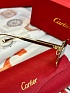 Солнцезащитные очки Cartier с коричневыми линзами