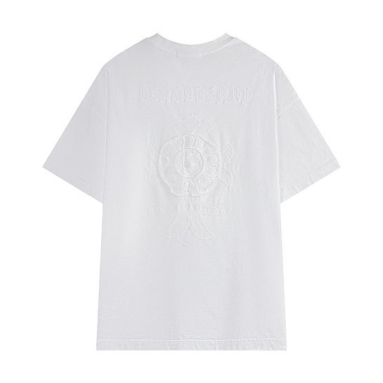 Белая оверсайз футболка Gothic logo