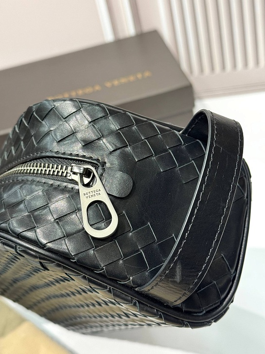 Кожаный несессер Bottega Veneta Intreccio premium 25x14x8 см
