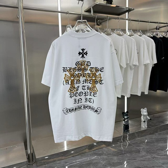 Оверсайз футболка Chrome Hearts Premium