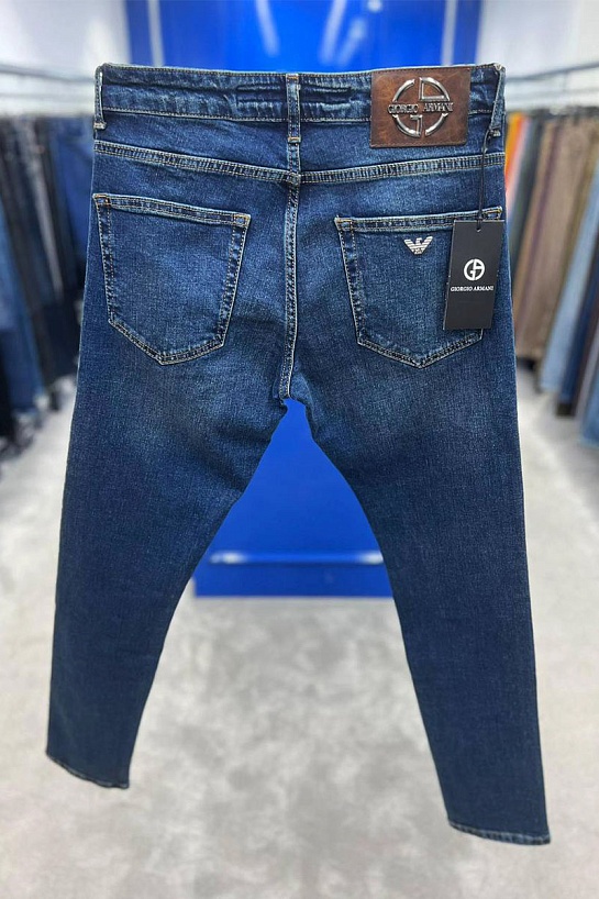 Мужские джинсы синего цвета Giorgio Armani