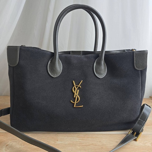 Замшевая сумка Yves Saint Laurent 39x23 см   