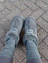 Женские ботинки с мехом UGG Mate Revival - Grey