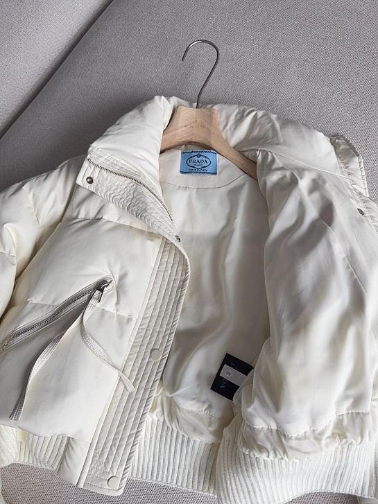 Женская куртка Prada premium - White