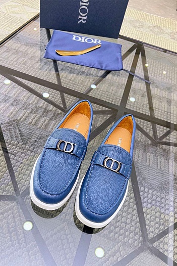 Мужские кожаные лоферы Dior   