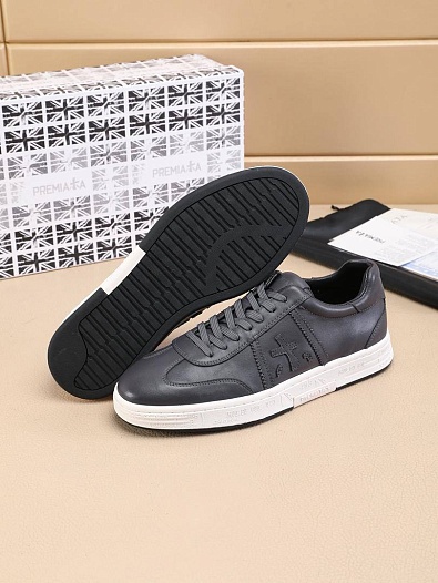 Кожаные кроссовки Premiata Bonnie - Grey   