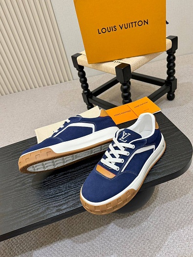 Мужские кроссовки Louis Vuitton Tilted - Navy Blue   