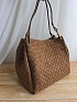 Замшевая сумка Bottega Veneta 35x24 см - Brown