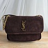 Замшевая сумка  Yves Saint Laurent 28x21 см