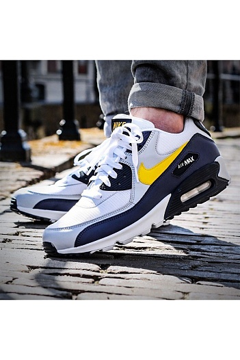 Кроссовки Nike Air Max 90 "Michigan" - Navy / Grey / White   