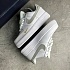 Кроссовки Nike Air Force 1 Mini Swoosh - Grey / Gold