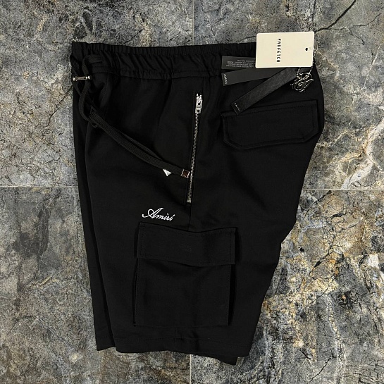 Мужские чёрные шорты Amiri