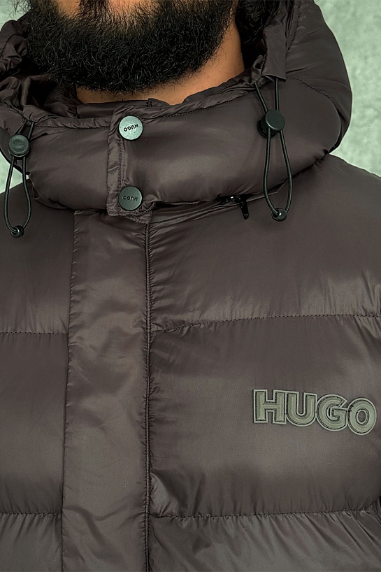 Мужская коричневая куртка Hugo Boss