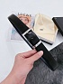 Двусторонний кожаный ремень Montblanc Premium (ширина 3.5 см)