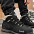 Мужские ботинки с мехом Timberland Euro Rock Hiker - Black / Grey