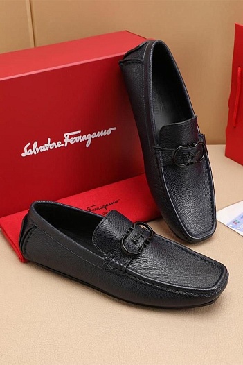 Мужские кожаные мокасины Salvatore Ferragamo   