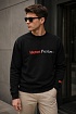 Мужской чёрный свитшот Heron Preston Multi Heron Censored