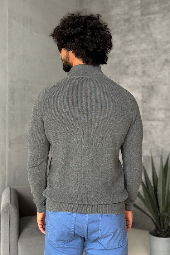 Мужской серый джемпер Paul & Shark zip-up