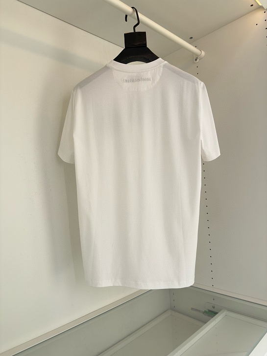 Белая футболка Stefano Ricci Premium 