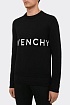 Чёрный свитер Givenchy 4G Logo-Intarsia