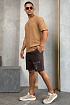 Мужские шорты Prada Milano logo-print - Brown