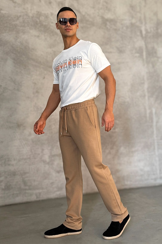 Мужские бежевые штаны Loro Piana