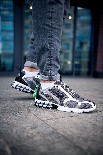 Кроссовки Stussy x Nike Air Zoom Spiridon Cage 2 Fossil   