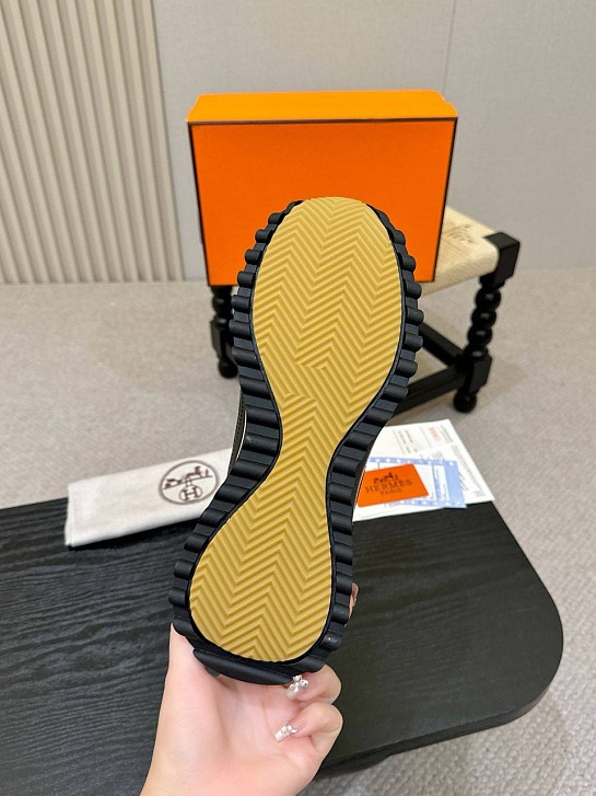 Мужские кроссовки Hermes Leader - Black