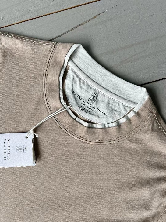 Футболка Brunello Cucinelli Premium layered-effect - Beige