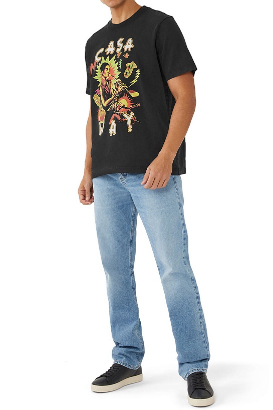 Футболка цвета антрацит Casablanca Music For The People