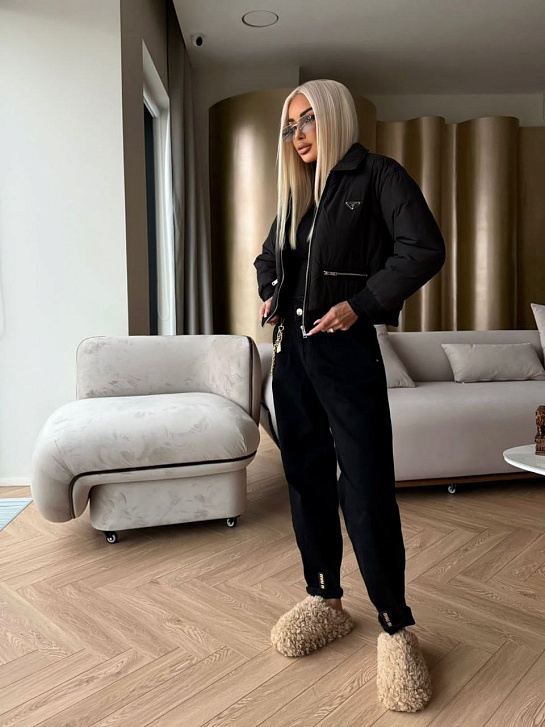 Женская куртка Prada premium - Black